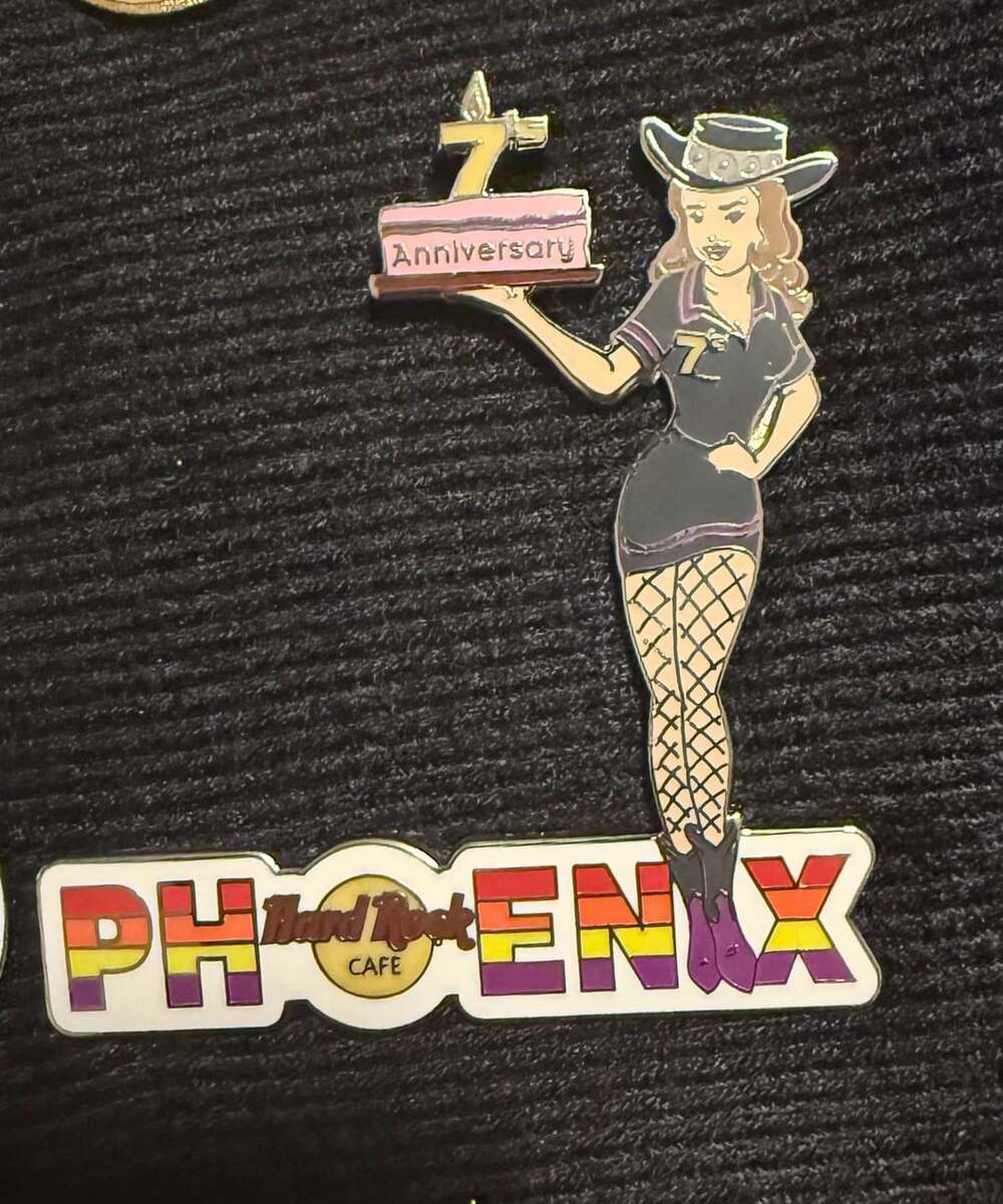 Hard Rock Cafe Phoenix 7th Anniversary Pin